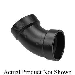 DWV 45 deg Elbow, 6 in, Hub, ABS - sblijskglezwltpixsjk@2x.jpg