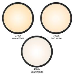 11 in. Round Black Indoor Outdoor LED Flush Mount Ceiling Light Adjustable CCT 830 Lumens Wet Rated Front or Side Door - schkqln3smm9hfcwczef@2x.jpg