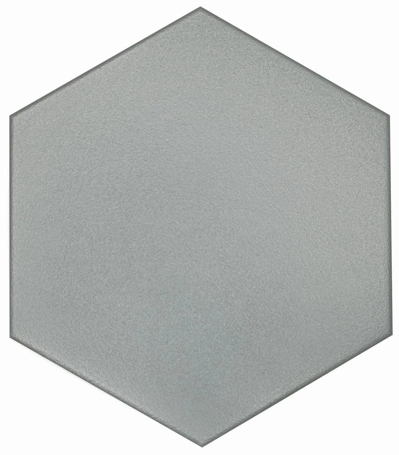 CASABLANCA SOLID GRAY 8X9 HEXAGON