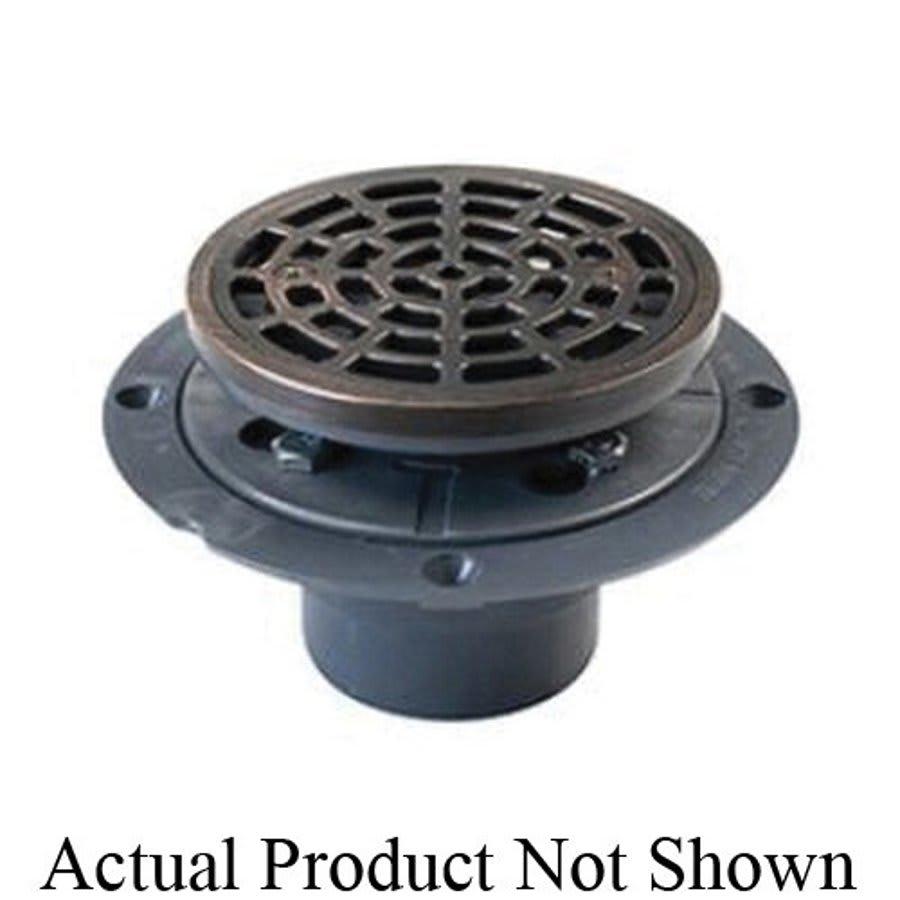 Shower Pan Drain, 2 in, Hub, 4-7/16 in, Grid, ABS Drain, Nickel Bronze - seynfyxg81mhlozhhmuc@2x.jpg