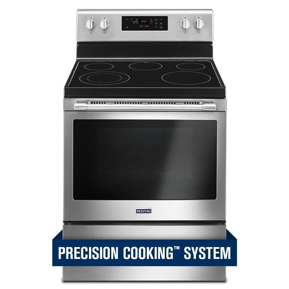 5.3 cu. ft. 5 Burner Element Electric Range with Shatter-Resistant Cooktop in Fingerprint Resistant Stainless Steel - sfgsstapqasauxnmywvu@2x.jpg