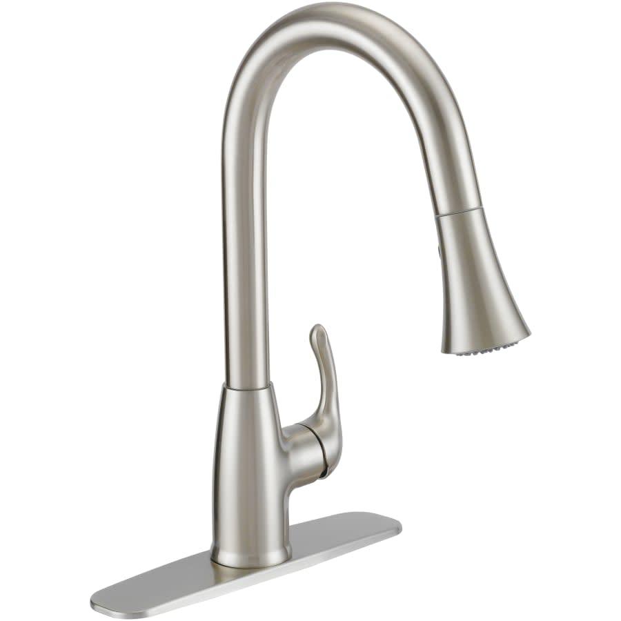 Kirkham 1.75 GPM Single Hole Pull Down Kitchen Faucet - Includes Escutcheon - sg7wm00dmhsfwo13e7a0@2x.jpg