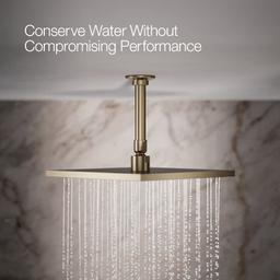 Radiant Contemporary Square 10" Single Function 2.5 GPM Rainhead with MasterClean Sprayface and Katalyst Air-Induction Technology - sgko5hzykkxvrausbdvh@2x.jpg