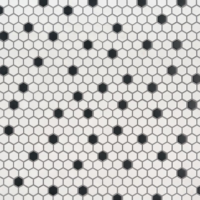 Black And White 1” Hexagon Mosaic Tile - skkv3z6n4hlaleibkkon@2x.jpg
