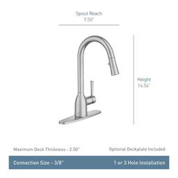 Adler Single-Handle Pull-Down Sprayer Kitchen Faucet with Power Clean and Reflex in Spot Resist Stainless - sknxo4dtiquu73olej9u@2x.jpg