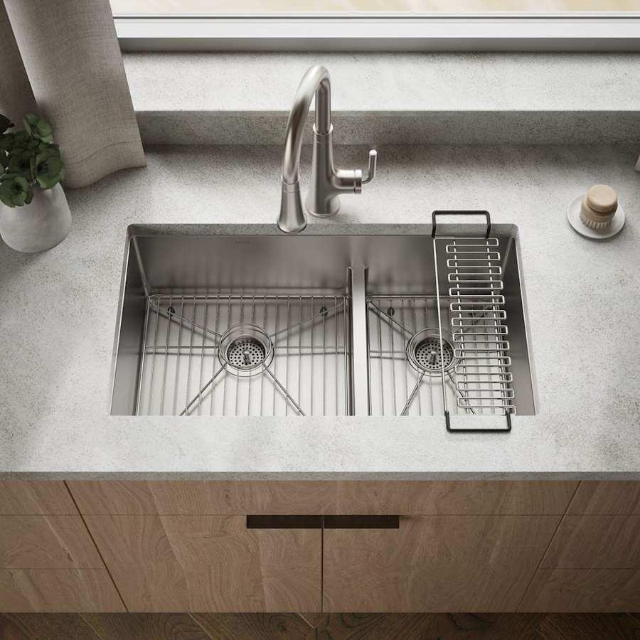 Strive 32" Smart DivideÂ® Under-Mount Large/Medium Double-Bowl Kitchen Sink With Basin Rack - smgdyyylrfxwoh4qq0or@2x.jpg