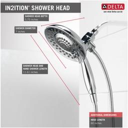 In2ition 1.75 GPM 2-in-1 Multi Function Shower Head / Handshower with Hose and Shower Arm Mount Included - Limited Lifetime Warranty - so64mmnk7gervitjum5e@2x.jpg