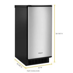 15"W Icemaker Stainless Steel - spqhw7nv1oxu2ys4zel2@2x.jpg