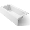 Bellwether Bath Tub 66" L x 32" W Cast Iron Soaking for Three Wall Alcove Installations with Integral Apron and Left Drain - spxa7luitk48gf3eh7gg@2x.jpg