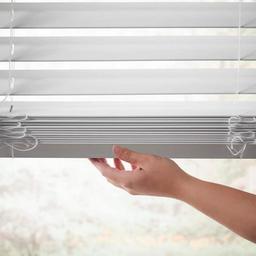 White Cordless Faux Wood Blinds for Windows with 2 in. Slats - sqm9mczpizqzzlzbi244_x500.jpg