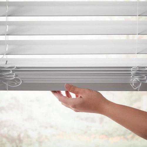 White Cordless Faux Wood Blinds for Windows with 2 in. Slats - sqm9mczpizqzzlzbi244_x500.jpg