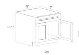 Sink Base - 30"W x 34- 1/2"H x 24"D - sqszq0wyuxeagvffchti@2x.jpg
