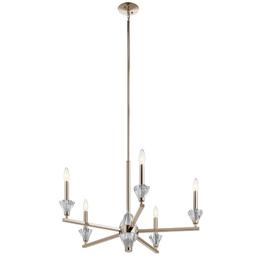 Calyssa 5 Light 28" Wide Crystal Taper Candle Style Chandelier - srahb8eqaglidtqdhkmd@2x.jpg