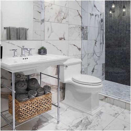 Memoirs Stately 30" Fireclay Pedestal Bathroom Sink with 3 Holes Drilled and Overflow - srbxlhu70rrebqch4isx_x500.jpg