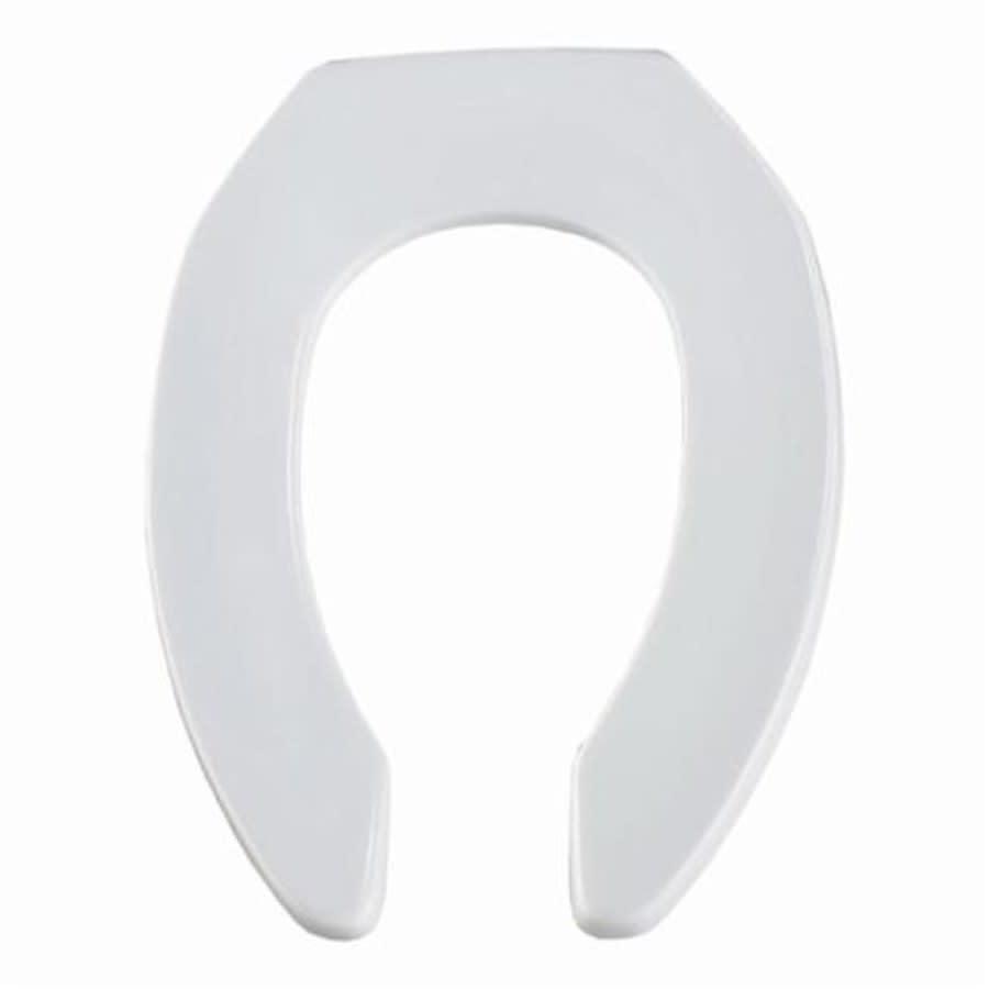 Toilet Seat, Elongated Bowl, Open Front, Less Cover, Plastic, White - srzcjbfxf1utkihejulo@2x.jpg