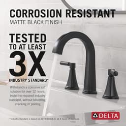 Delta Lorna 8 in. Widespread Double Handle Bathroom Faucet with Drain Kit Included in Matte Black 35839LF-BL - stbl8t5jmycopwhbk2h5@2x.jpg