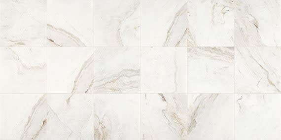 Marble Daphne White Rectangle 12X24 Honed