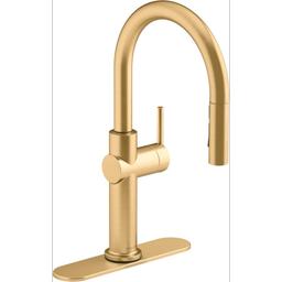 Crue 1.5 GPM Single Hole Pull Down Kitchen Faucet - Includes Escutcheon - sveg5kyd3w2zcgkv8pp5@2x.jpg