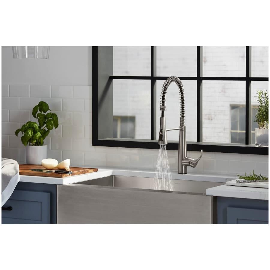 Simplice 1.5 GPM Single Hole Pre-Rinse Pull Down Kitchen Faucet - Includes Escutcheon - swtoy0h8kkqp05tf9rmy@2x.jpg