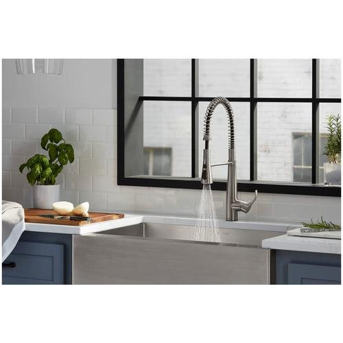 Simplice 1.5 GPM Single Hole Pre-Rinse Pull Down Kitchen Faucet - Includes Escutcheon - swtoy0h8kkqp05tf9rmy_x500.jpg