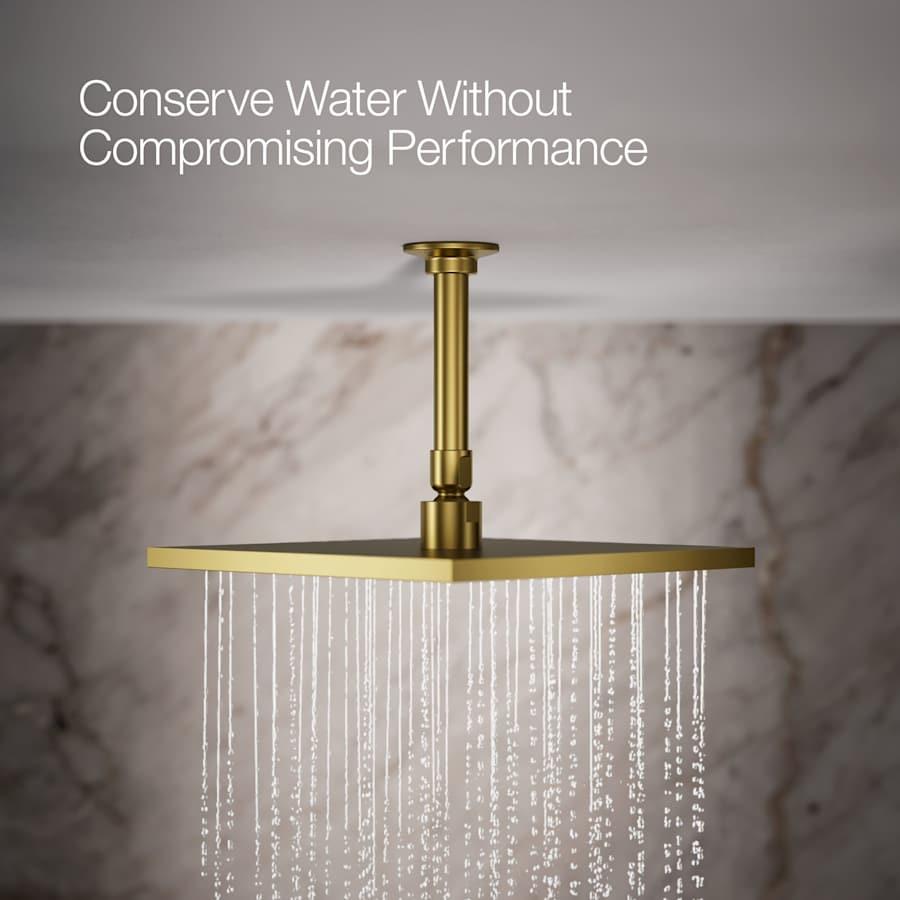 Radiant Contemporary Square 10" Single Function 2.5 GPM Rainhead with MasterClean Sprayface and Katalyst Air-Induction Technology - sxidqjynpoojs1xrvmu7@2x.jpg