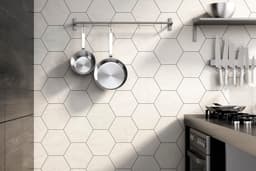 Allora 8.5" x 10" Hexagon Matte Porcelain Tile in Solid White - sxmtqymetqmxjgrznlg8@2x.jpg