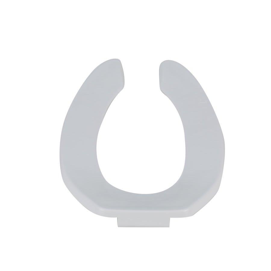 Toilet Seat, Elongated Bowl, Open Front, Less Cover, Plastic, White - sxn8r1txgkcd3xcmquxn@2x.jpg