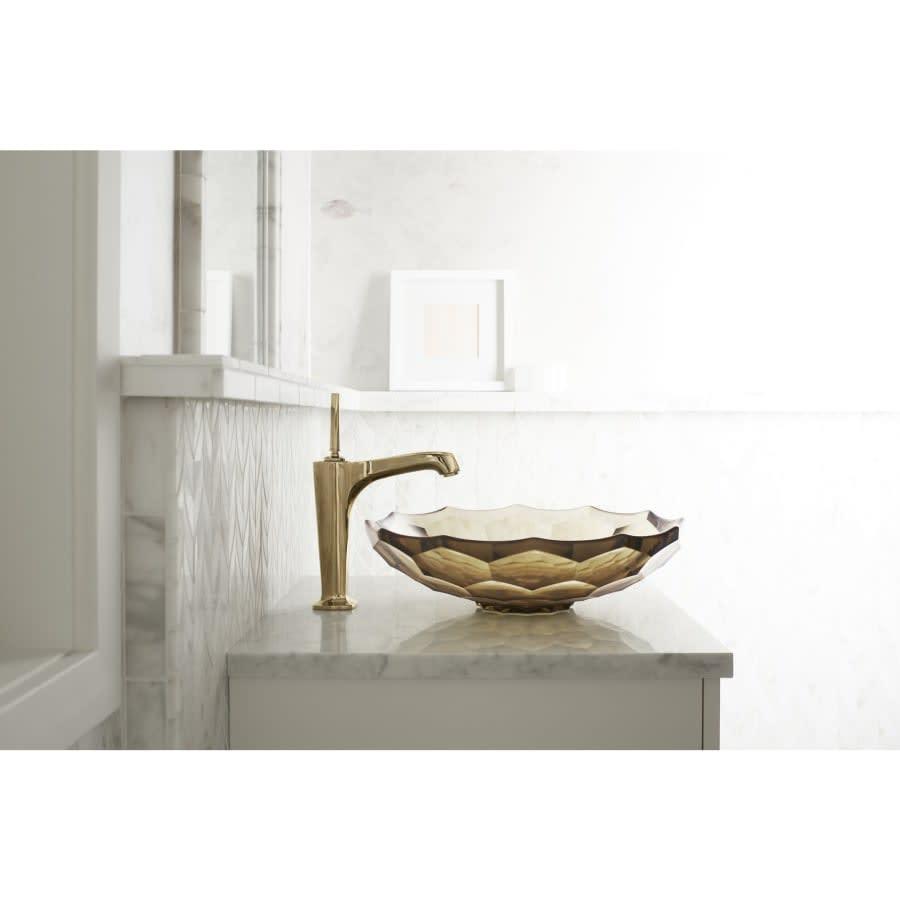 Artist Editions Briolette Glass 4-3/4" x 17-1/2" Vessel Bathroom Sink - sxnihk0eiogrvqdlaarc@2x.jpg