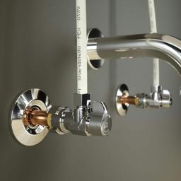 SharkBite 1/2 in. Push-to-Connect x 3/8 in. O.D. Compression Chrome-Plated Brass Quarter-Turn Angle Stop Valve - szk4r3upkzpqox7iz1wo@2x.jpg
