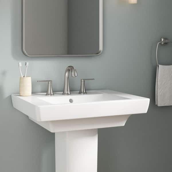 American Standard Corsham 8 in. Widespread Double-Handle Bathroom Faucet in Brushed Nickel 7428801.295 - t0n1wg6idxzhdhsmeubj@2x.jpg