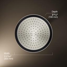 Statement Round 12" Single Function 2.5 GPM Rainhead with MasterClean Sprayface and Katalyst Air-Induction Technology - t3xa3qewdmykq3wce18w@2x.jpg