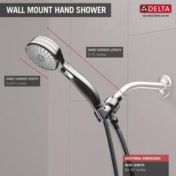Universal Showering Components 2.5 GPM Multi Function Hand Shower Package - Includes Hose and Wall Supply - t6fxwmqj3lsukyxe7ns2@2x.jpg