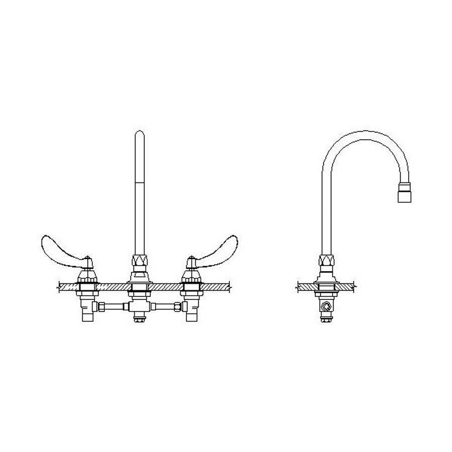 Kitchen Faucet, Deck Mount, ADA, 2 Blade Handle, 3-Hole, Chrome - t8dw0imxpzts2sfccoxp@2x.jpg