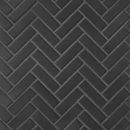Le Cafe 1X3 Herringbone Matte Porcelain Mosaic Tile in Black - t9v16ufulyuijrljtwf3@2x.jpg