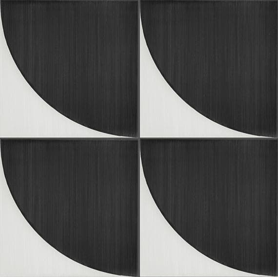 Scenario Nero Convex Square, Convex 8X8 Matte