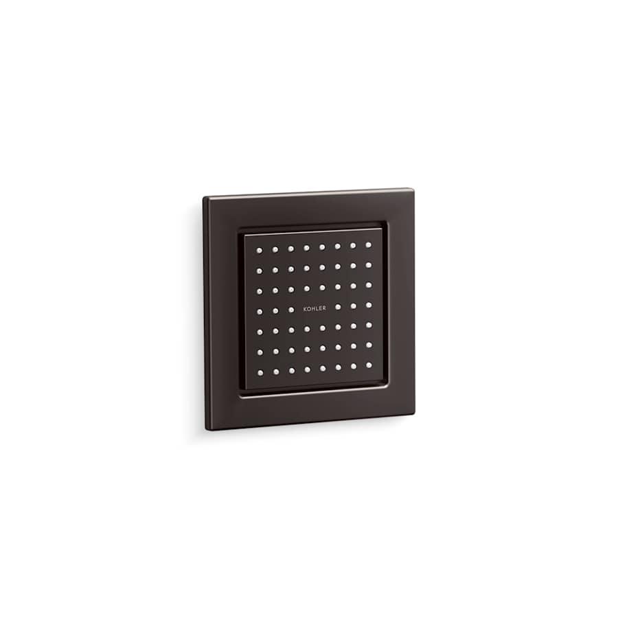 WaterTile Square Single Square Metal Body Spray â with 54 Rubber Spray Nozzles