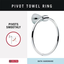 Foundations 3-Piece Bath Hardware Set with 18 in. Towel Bar, Toilet Paper Holder, Towel Ring in Polished Chrome - tcmackclu9iqbnykispn@2x.jpg