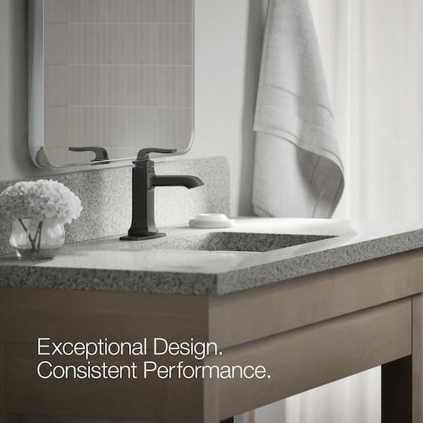 KOHLER Rubicon Single Hole Single Handle Bathroom Faucet in Matte Black R29402-4D-BL - tcpgdn4w2sjgd3ll5fie@2x.jpg