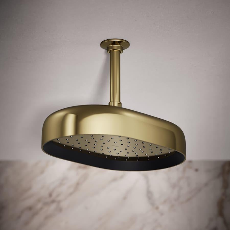 Statement Oblong 12" Single Function 1.75 GPM Rainhead with MasterClean Sprayface and Katalyst Air-Induction Technology - tek5gobds8z7wa1glgoo@2x.jpg