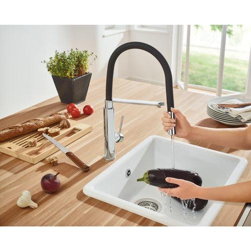 Pre-Rinse Spray Kitchen Faucet with Locking Push Button Control - telsrr7hntwjhgbw3xsq_x500.jpg