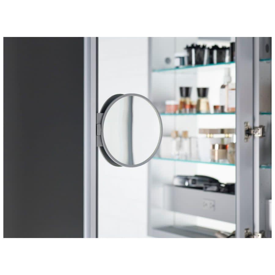 Verdera 24" x 30" Lighted Single Door Medicine Cabinet with Three Shelves, Built-in Outlets and Flip Out Magnifying Mirror - CA Title 24 Compliant - tfkpt9yfalugjfuk41mq@2x.jpg