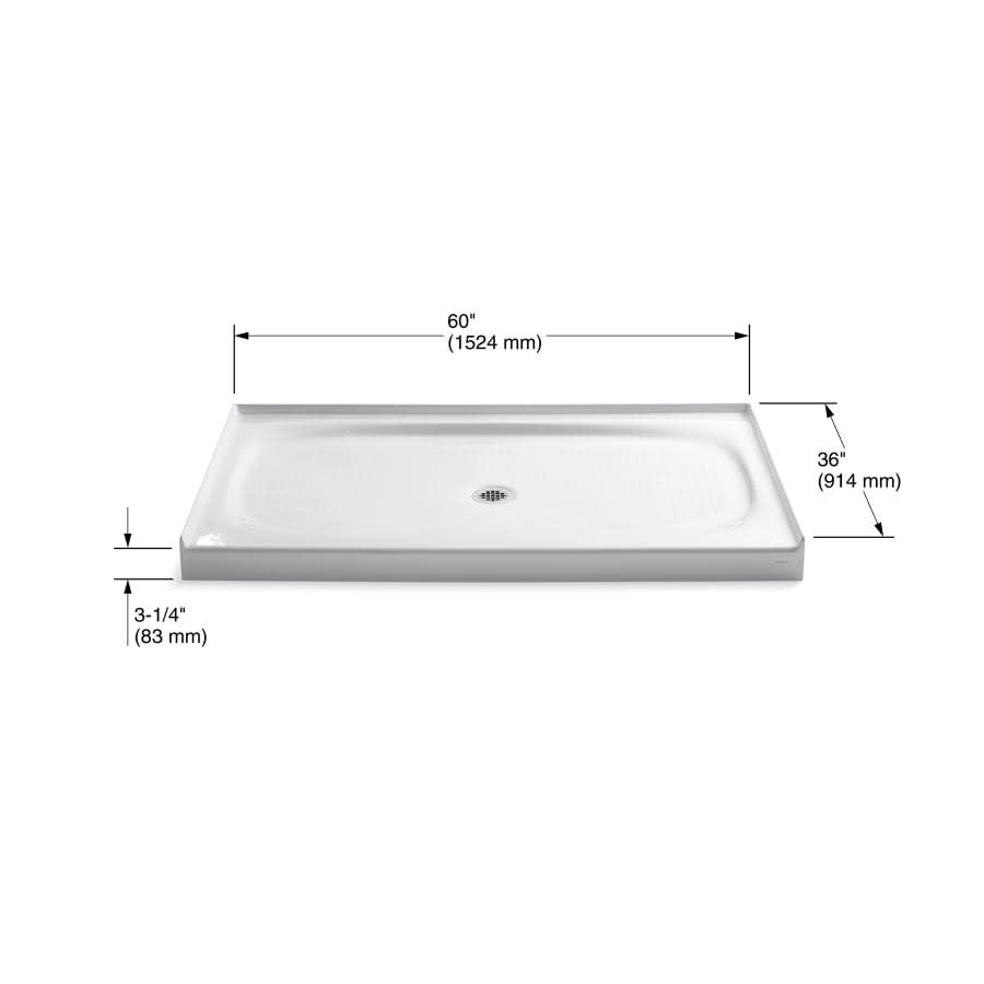 Salient 60" x 36" Shower Base with Single Threshold and Center Drain - tfy9vtdoafcjzj2b0hcw@2x.jpg