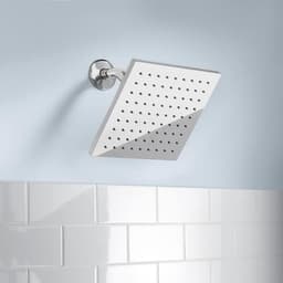 Glacier Bay Modern 1-Spray Pattern 8 in. Single Wall Mount Fixed Rain Shower Head in Chrome HD56081-X401 - tgwhwvxozgbwnzlspd5v@2x.jpg