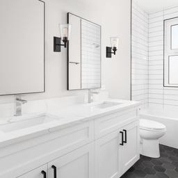 Westin 5.25 in. 1-Light Matte Black Modern Industrial Vanity with Clear Glass Shade - tix0q0vip5w1bafylkvc@2x.jpg