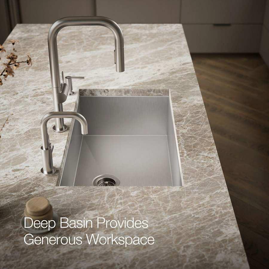 Vault 32" Undermount Single Basin Stainless Steel Kitchen Sink with SilentShield Technology - tiypgvpmooisbu3chvuy@2x.jpg