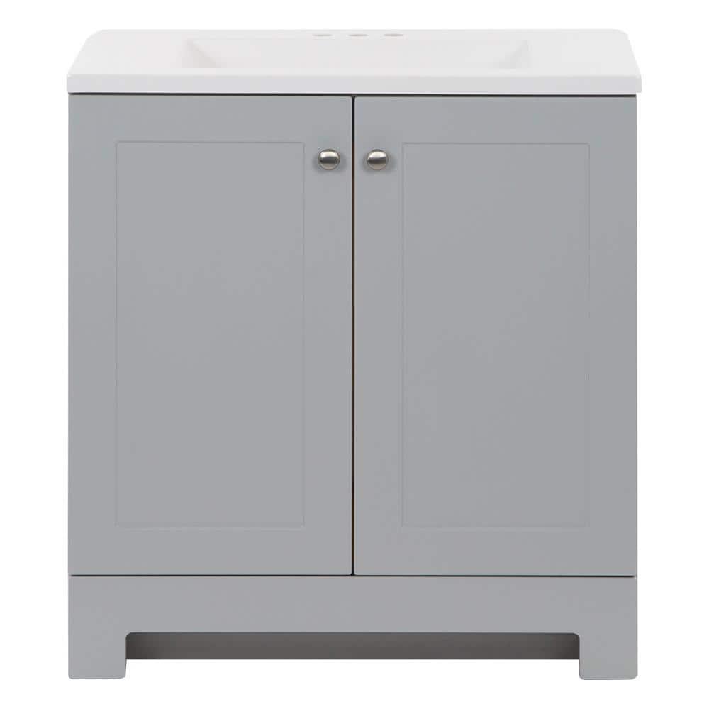 30 in. W x 19 in. D x 33 in. H Single Sink Freestanding Bath Vanity in Pearl Gray with White Cultured Marble Top - tjnyizy2zkeqc0qqdgbo@2x.jpg