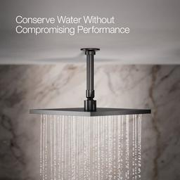 Radiant Contemporary Square 10" Single Function 2.5 GPM Rainhead with MasterClean Sprayface and Katalyst Air-Induction Technology - tk6uzxyiupncnajsc9pe@2x.jpg