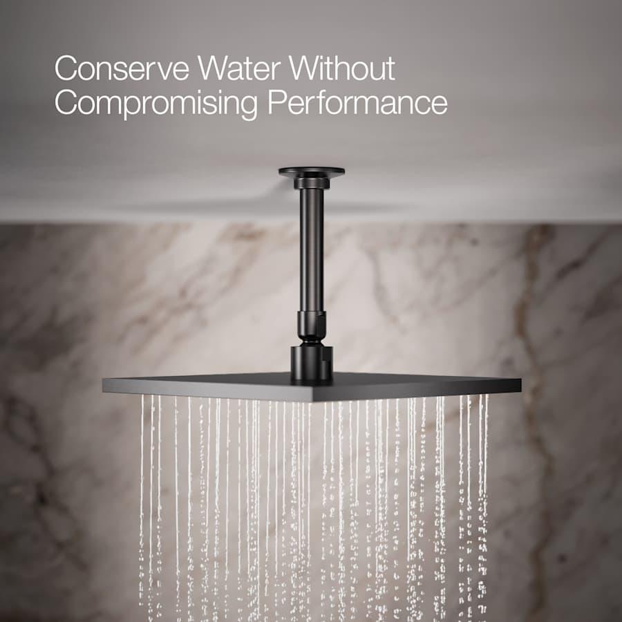 Radiant Contemporary Square 10" Single Function 2.5 GPM Rainhead with MasterClean Sprayface and Katalyst Air-Induction Technology - tk6uzxyiupncnajsc9pe@2x.jpg