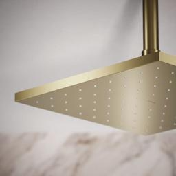 Radiant Contemporary Square 10" Single Function 2.5 GPM Rainhead with MasterClean Sprayface and Katalyst Air-Induction Technology - tkdent8sd9izfihghhtt@2x.jpg