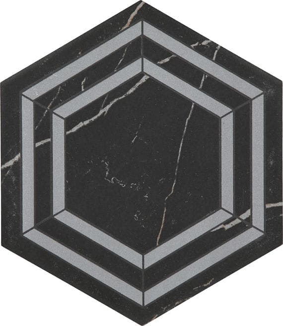 Perpetuo Tuxedo Hexagon 8X9 Matte
